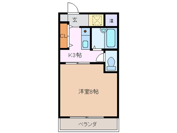 近鉄四日市駅 徒歩7分 5階の物件間取画像